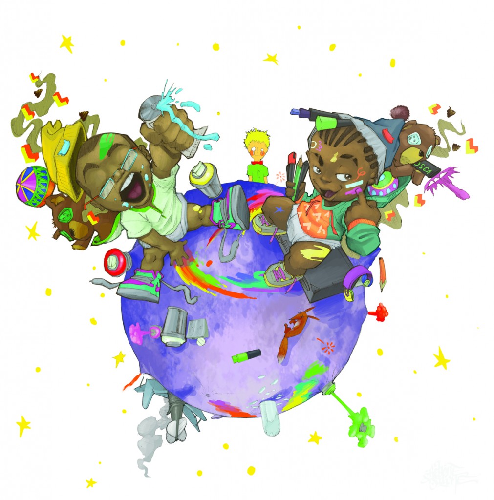 Illustration "Les Petits Princes" par Keyone et Socrome