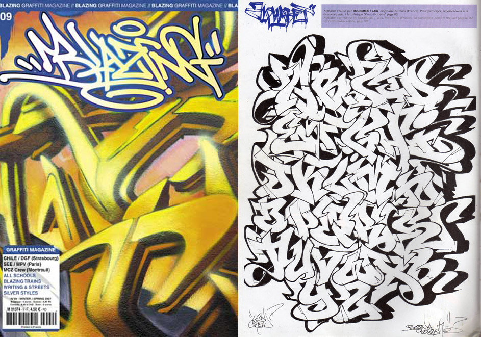 Alphabet graffiti